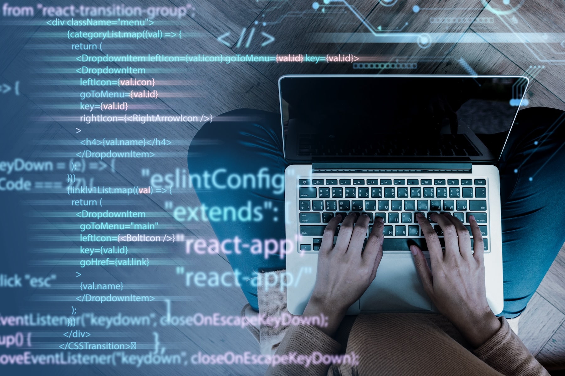 Iac: infrastructure as Code: mani sulla tastiera e codice